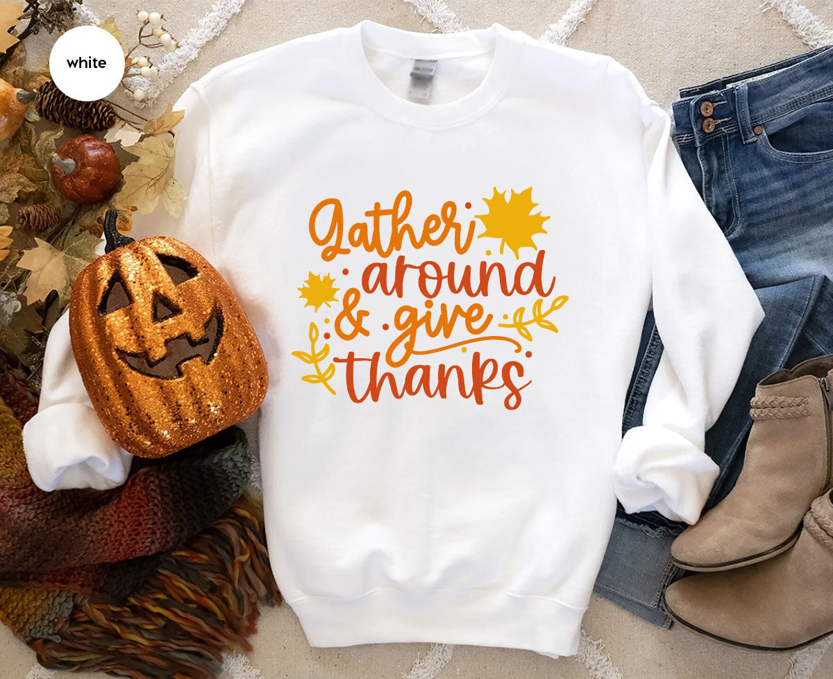 Thanksgiving Sweatshirts, Gifts for Family, Kids Fall product image 68