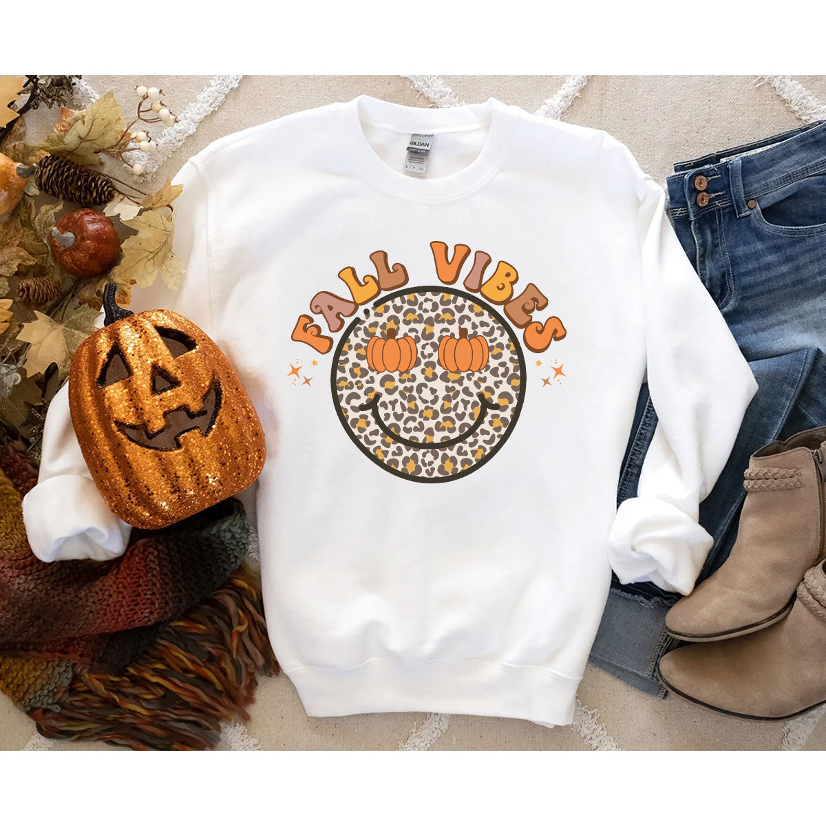 Fall Vibes Smile Shirt, 2022 T-Shirt, Funny Thanksgiving product image 30