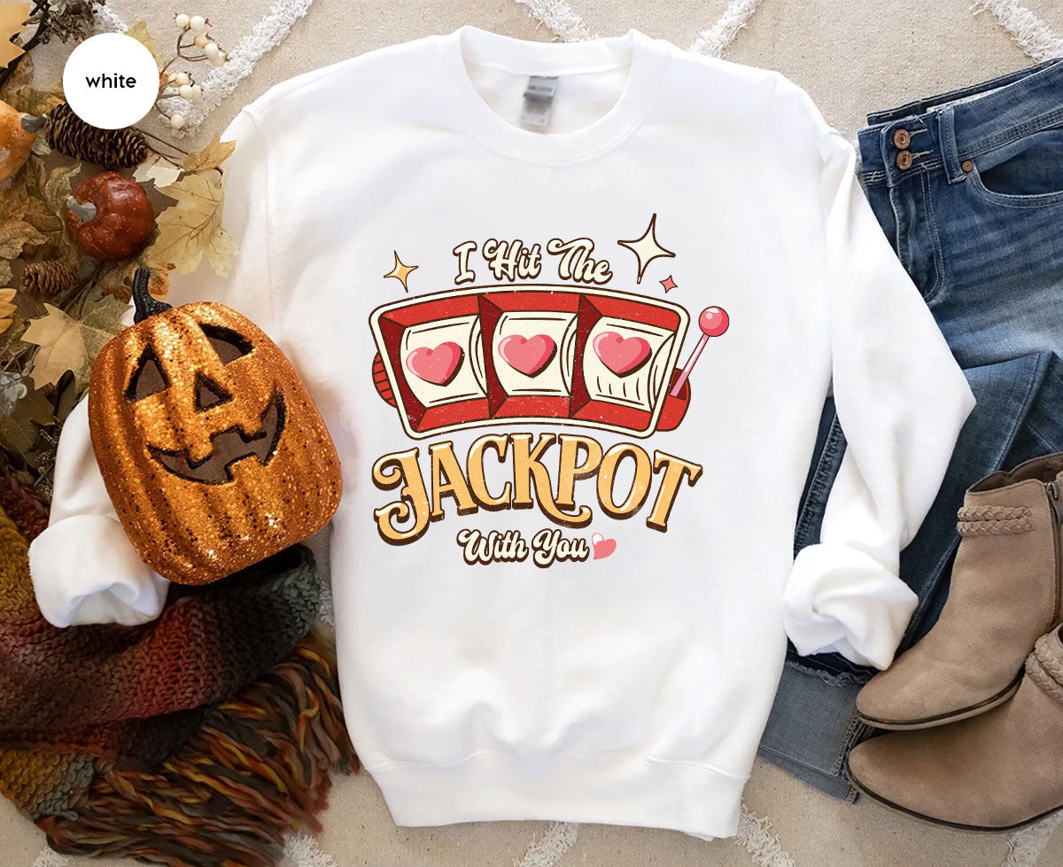 I Hit The Jackpot With You Shirt, Romantic Valentine's Day product image 55