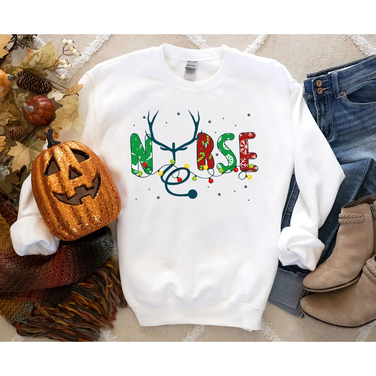 Christmas Nurse Shirt, Health Employee T-Shirt, Gift for product image 28