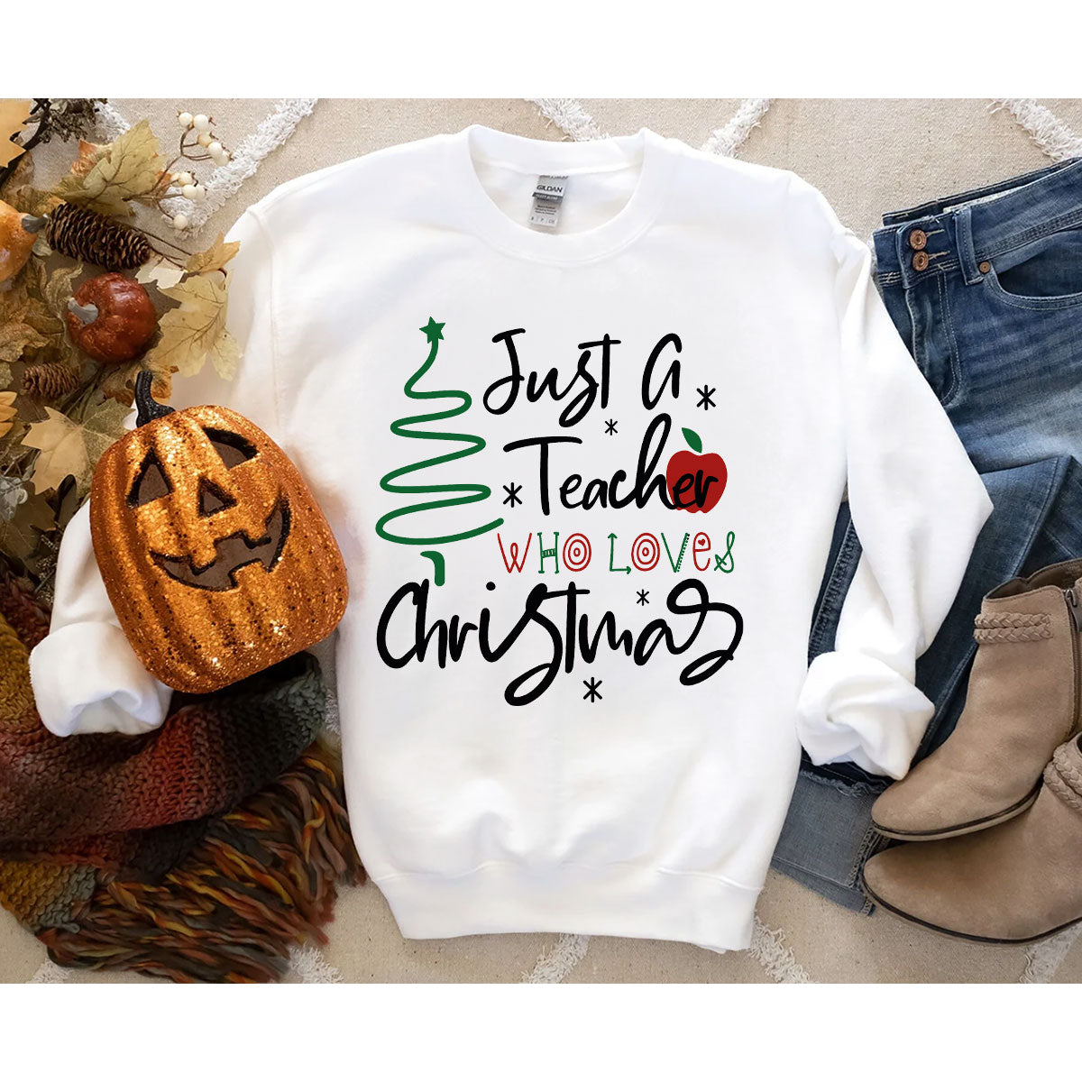 2023 Christmas Love Shirt, Just A Teach Who Loves Tee, Xmas product image 38