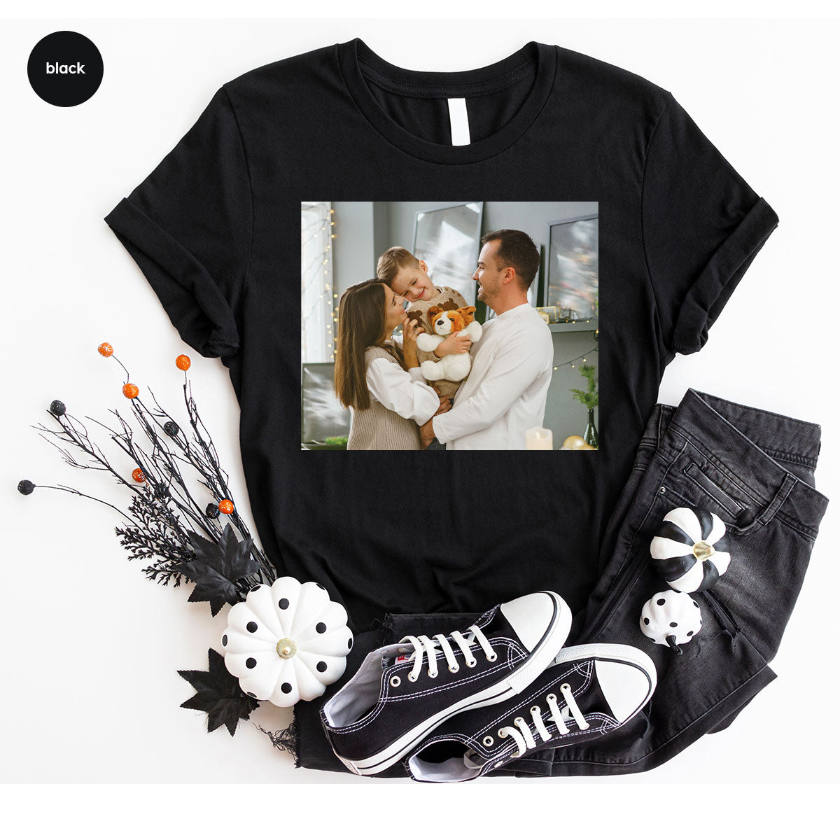 Custom Family T-Shirt, Customizable Photo Shirt, Baby Tee, product image 16