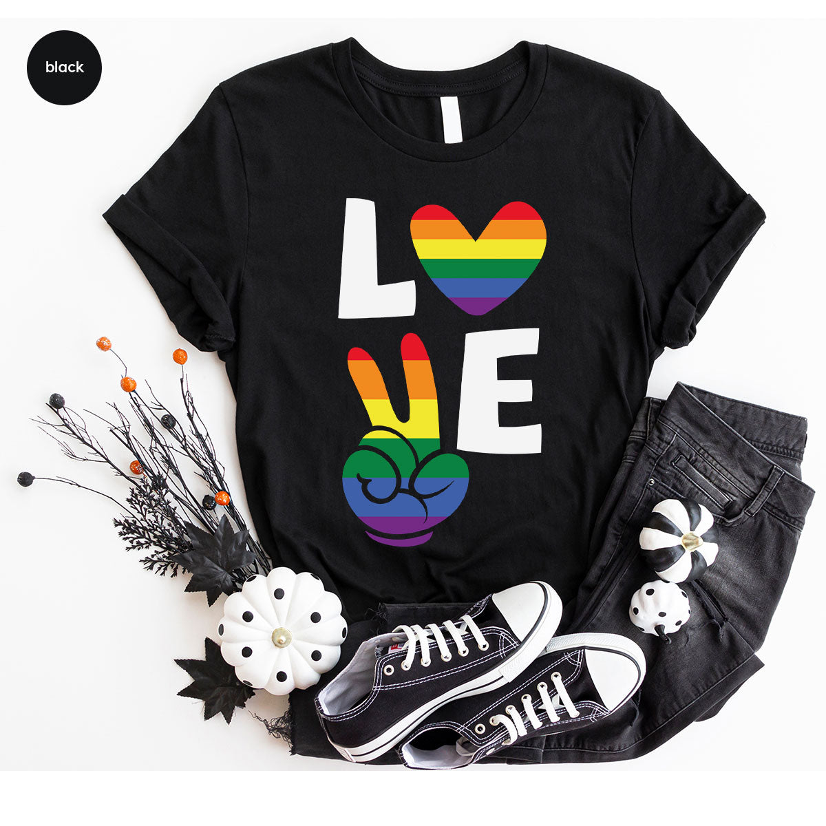 LGBT Love Shirt, Rainbow Glory T-Shirt, Pride Tee product image 25