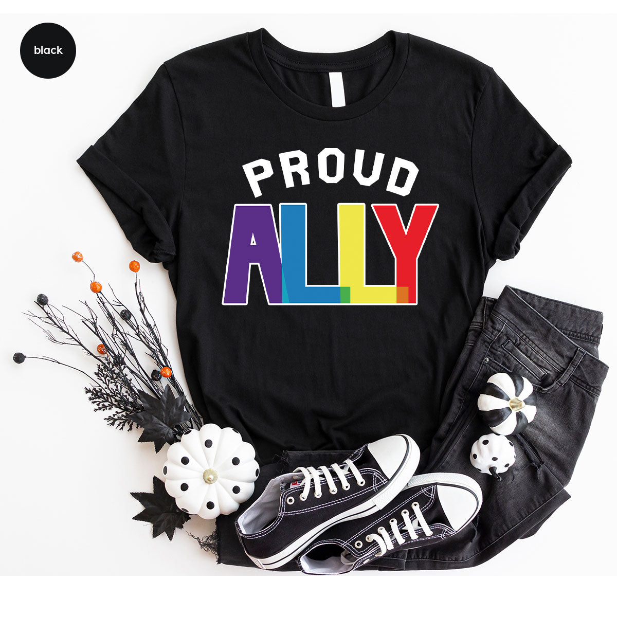 Proud Ally Shirt, LGBT T-Shirt, Tee product image 25