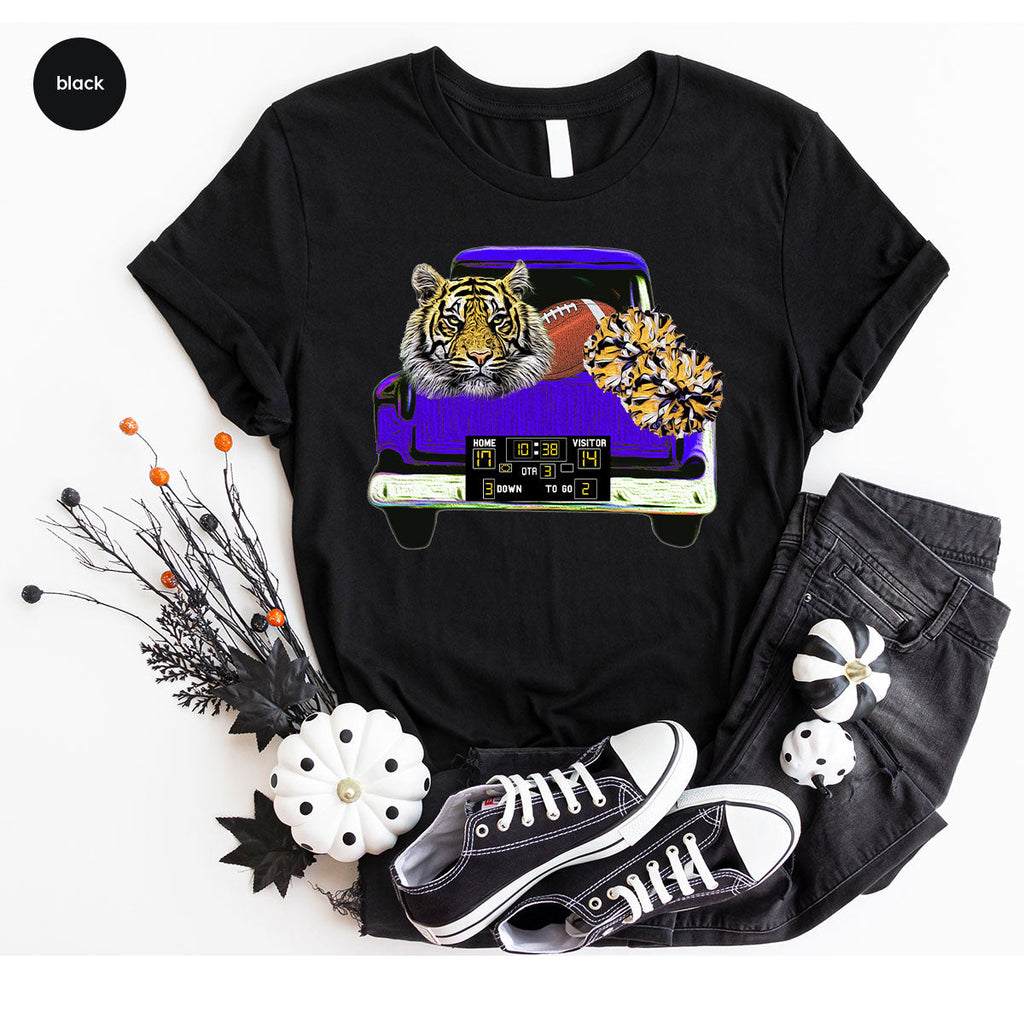 Football Truck Shirt, Tiger Graphic Tees, Mom TShirt, Gifts product image 29