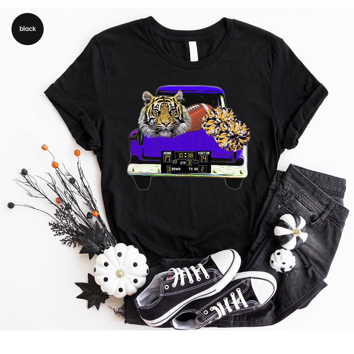 Football Truck Shirt, Tiger Graphic Tees, Mom TShirt, Gifts product image 29