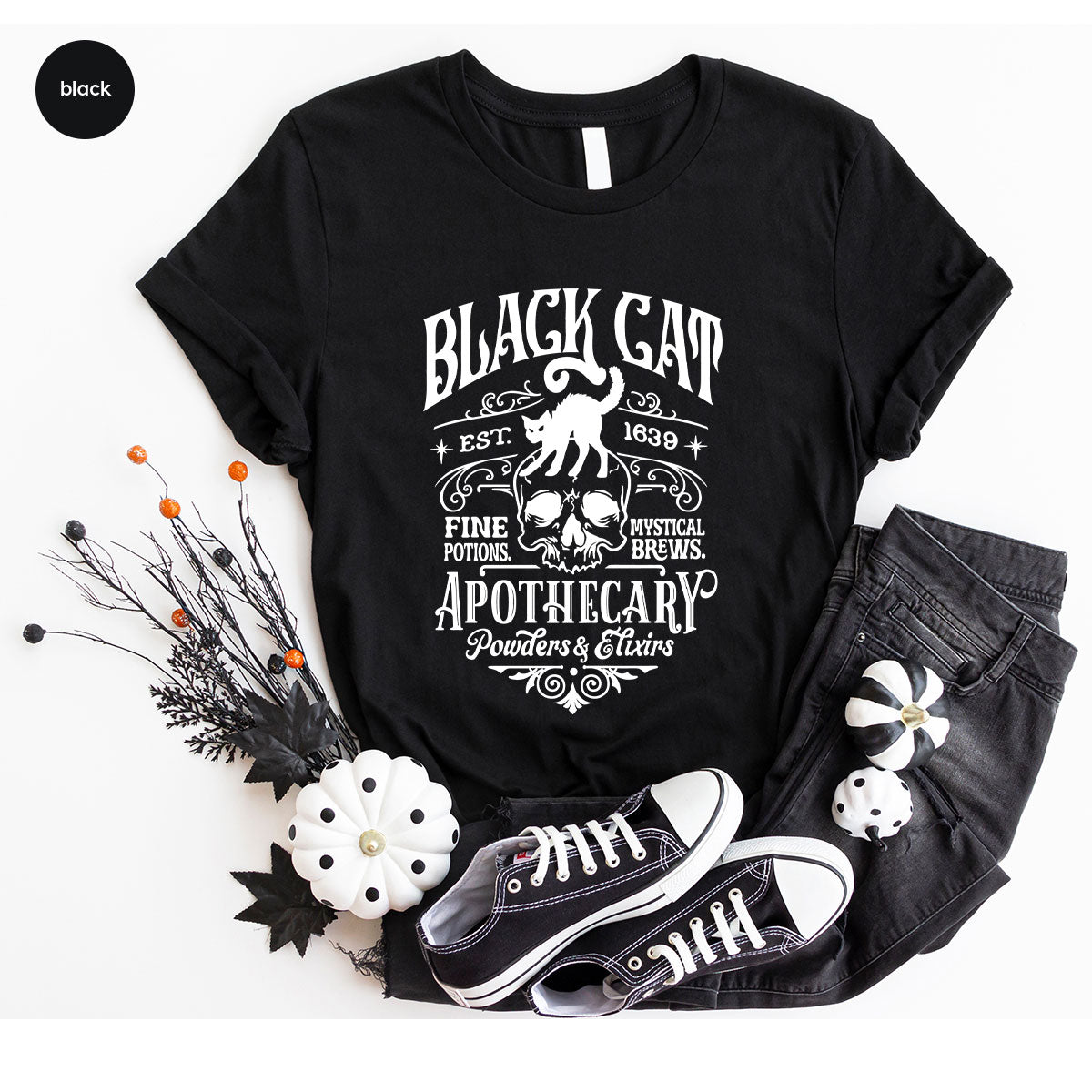 Spooky Season Gifts, Halloween Party Toddler T-Shirt, Cat product image 5