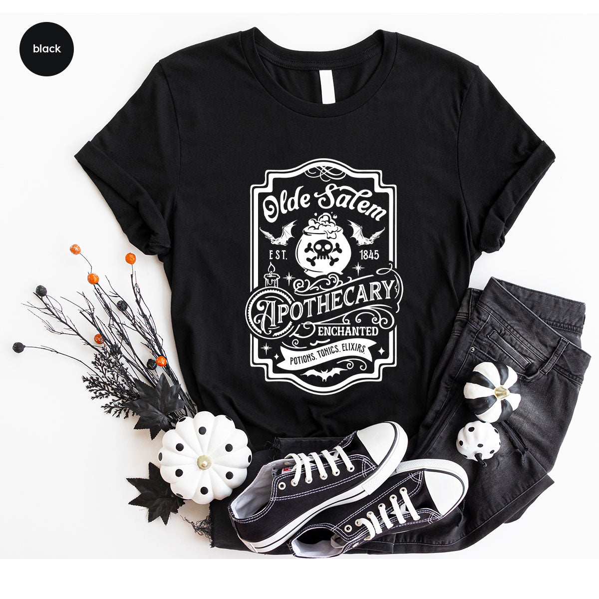 Spooky Season Clothing, Witches Crewneck Sweatshirts product image 2