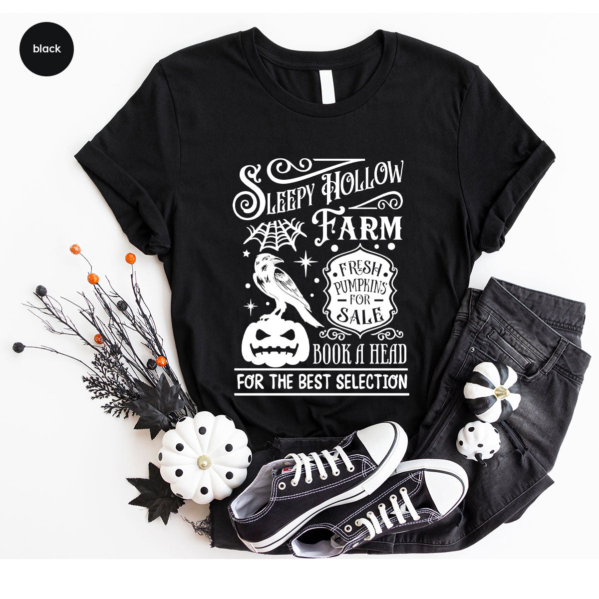 Halloween Sweatshirt, Farmer Outfit, Pumpkin Shirt, Spooky product image 68