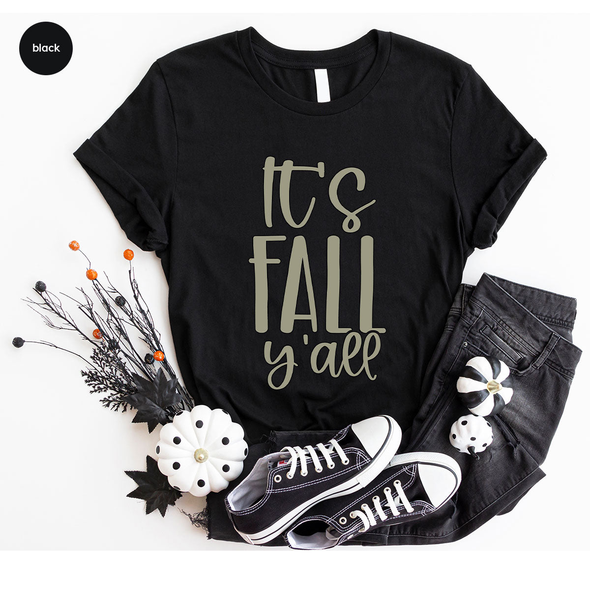 Fall Crewneck Sweatshirt, Its Yall T-Shirt, Gifts, for Her product image 69