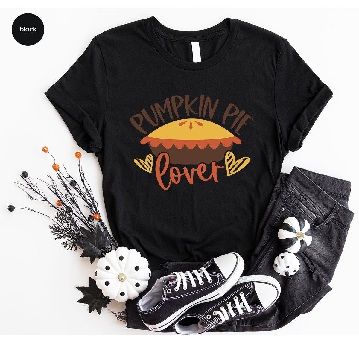 Kids Thanksgiving Shirts, Pumpkin Pie Graphic Tees, Gift product image 18