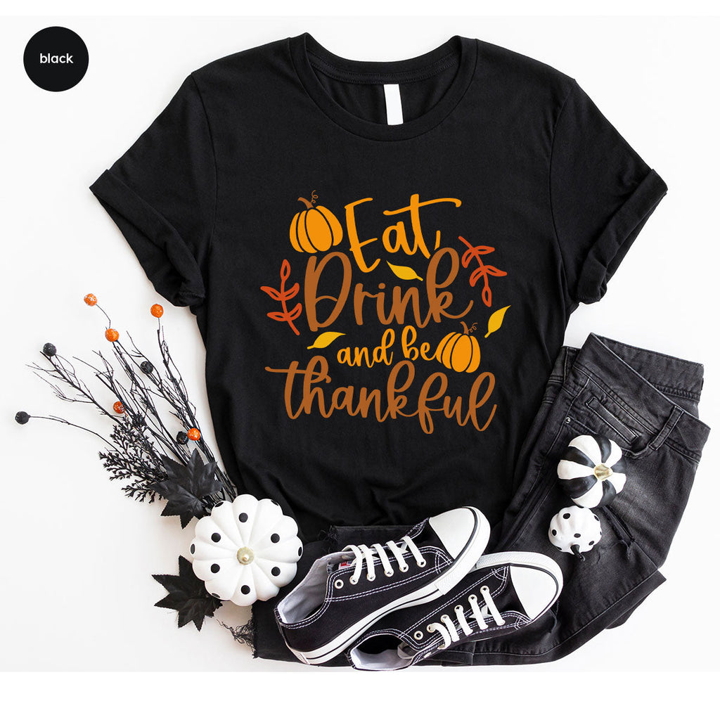 Cute Pumpkin T-Shirt, Fall Graphic Tees, Thankful Gifts product image 30