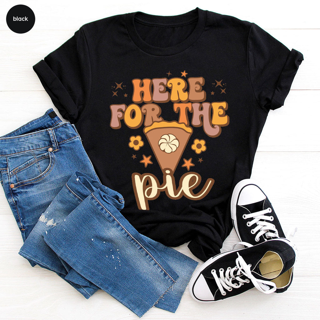 Here For The Pie Shirt, Funny Halloween Cute Hoodie and product image 13