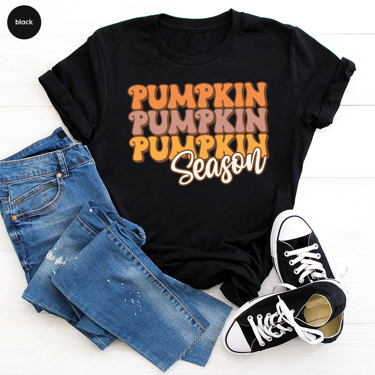 Fall Shirt, Pumpkin Season Thanksgiving 2022 T-Shirt, Cute product image 2