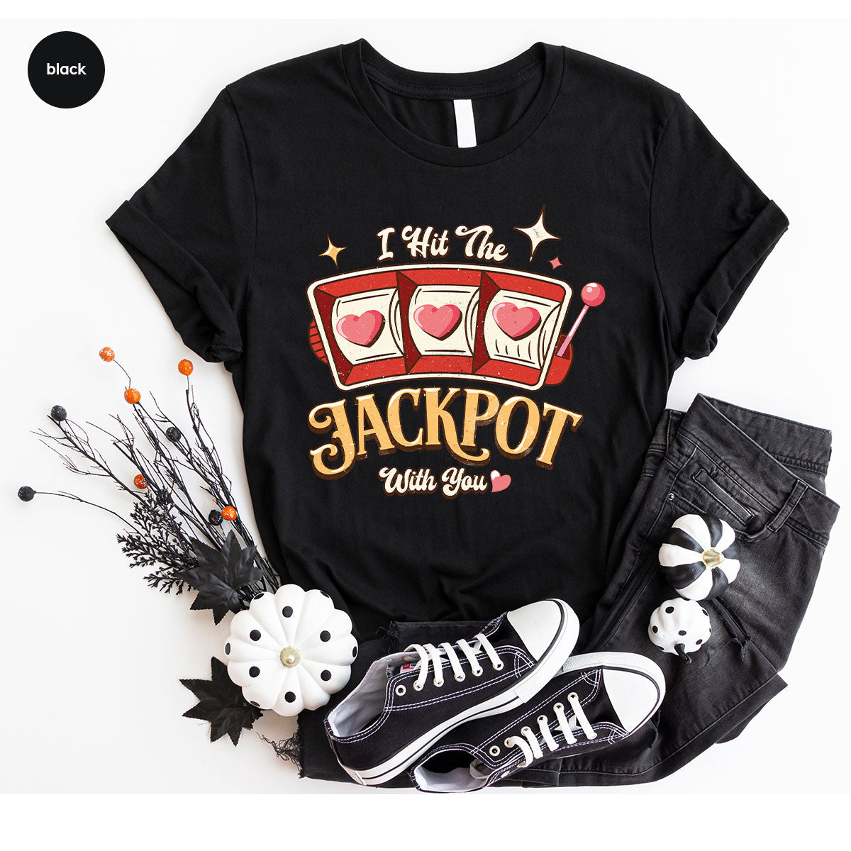 I Hit The Jackpot With You Shirt, Romantic Valentine's Day product image 24