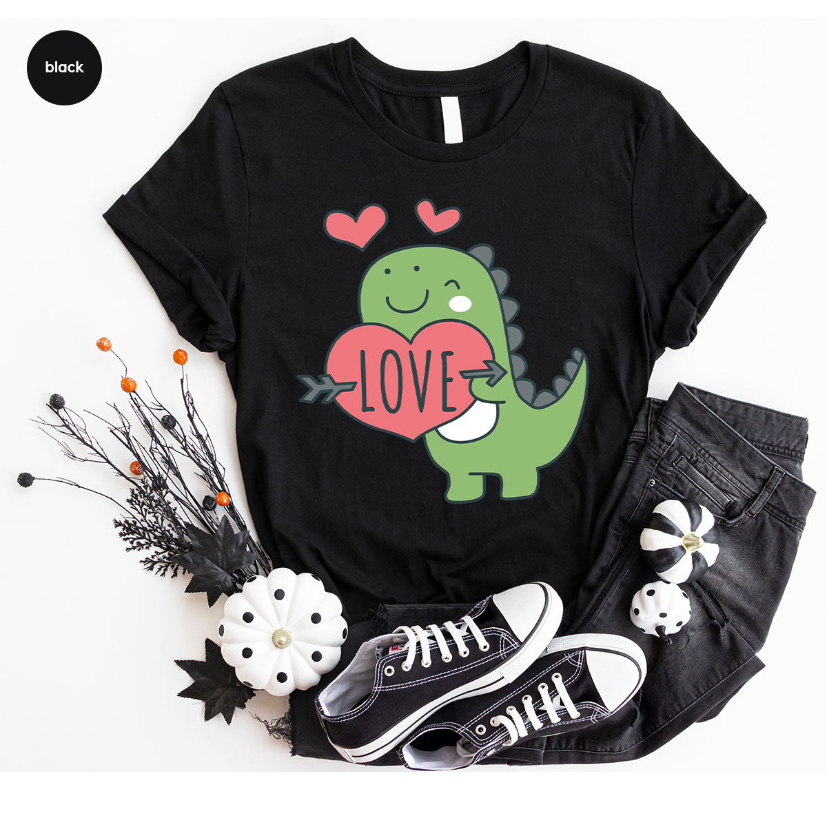 Love Shirt, Lovely Dinosaur Valentine's Day Special For product image 11
