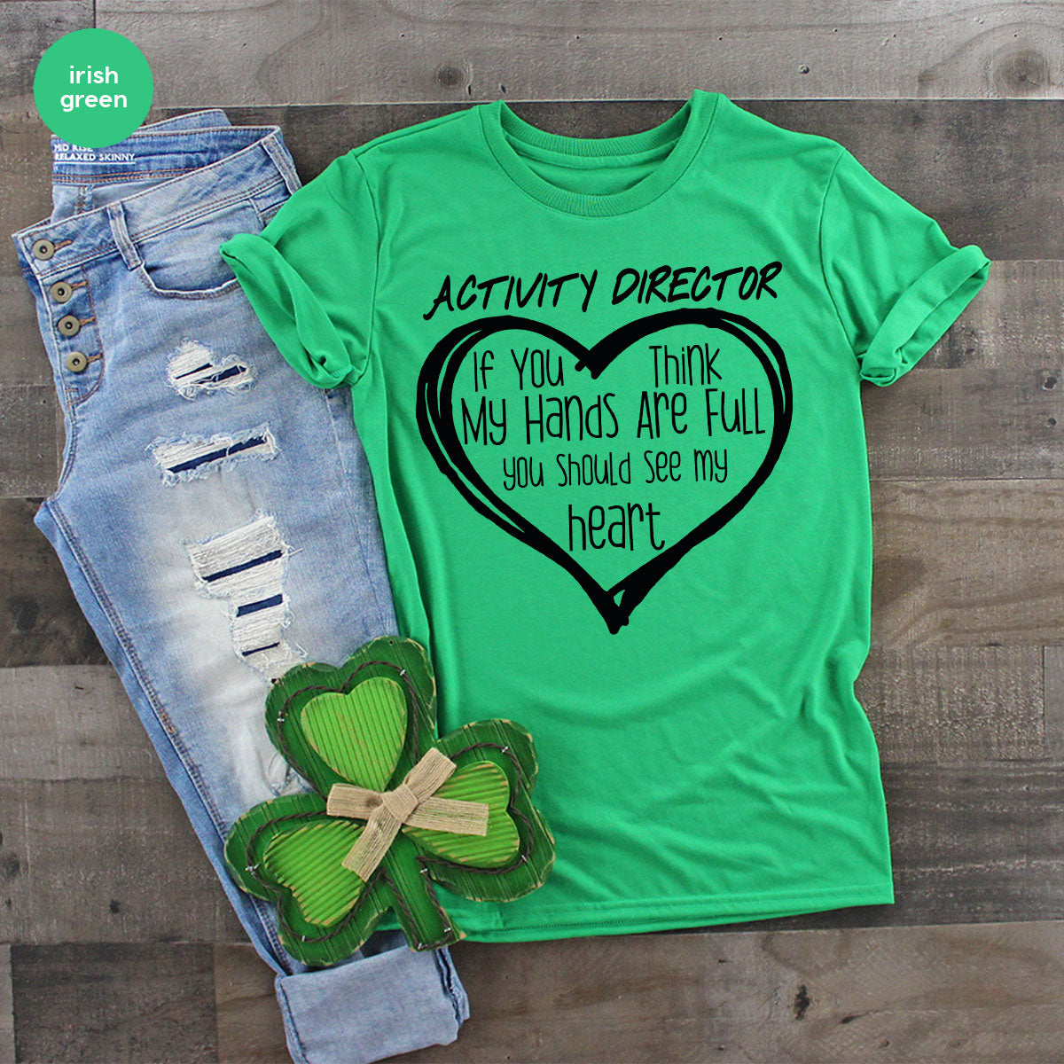 Activity Director Shirt, Love Heart Gift For Couples product image 25