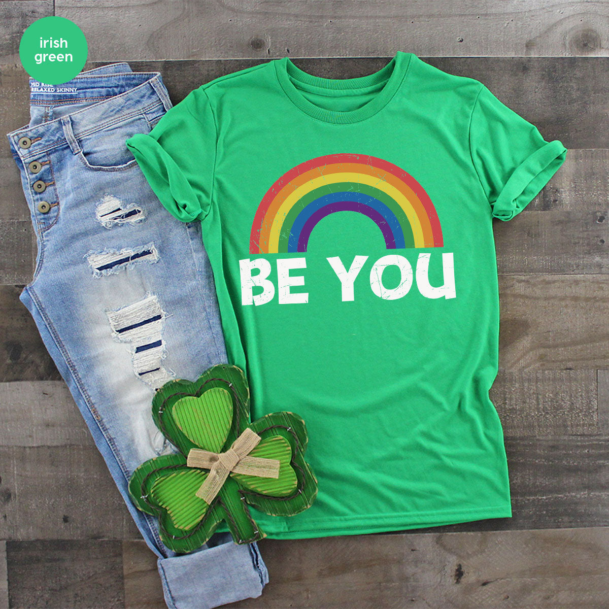 Rainbow T-Shirt, Be You Shirt, LGBT Pride product image 33