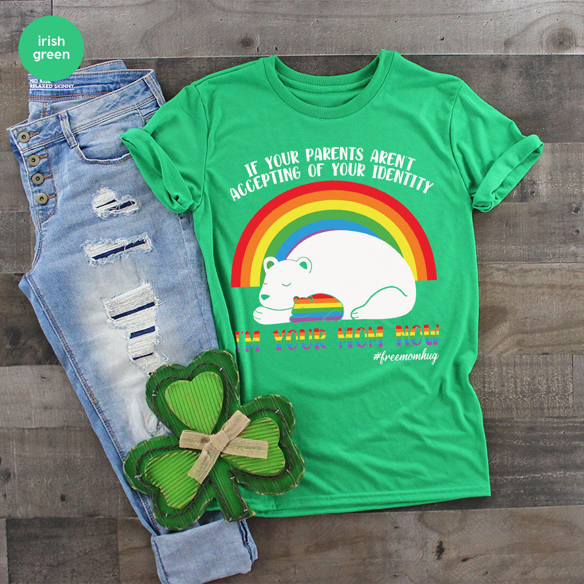 I'm Your Mom Now T-Shirt, Cute LGBT Glory Tee product image 39