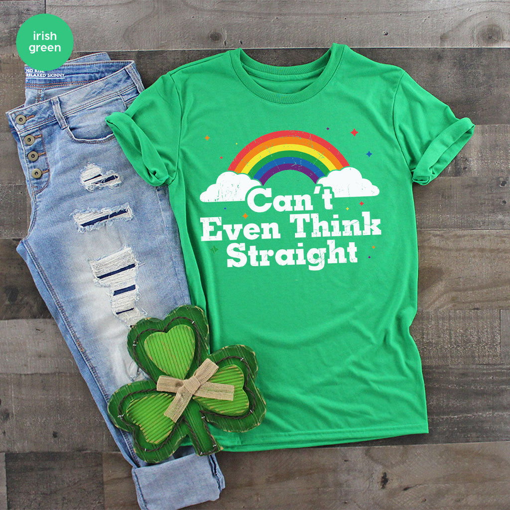 Can I Even Think Straight Shirt, Rainbow T-Shirt, LGBT product image 39