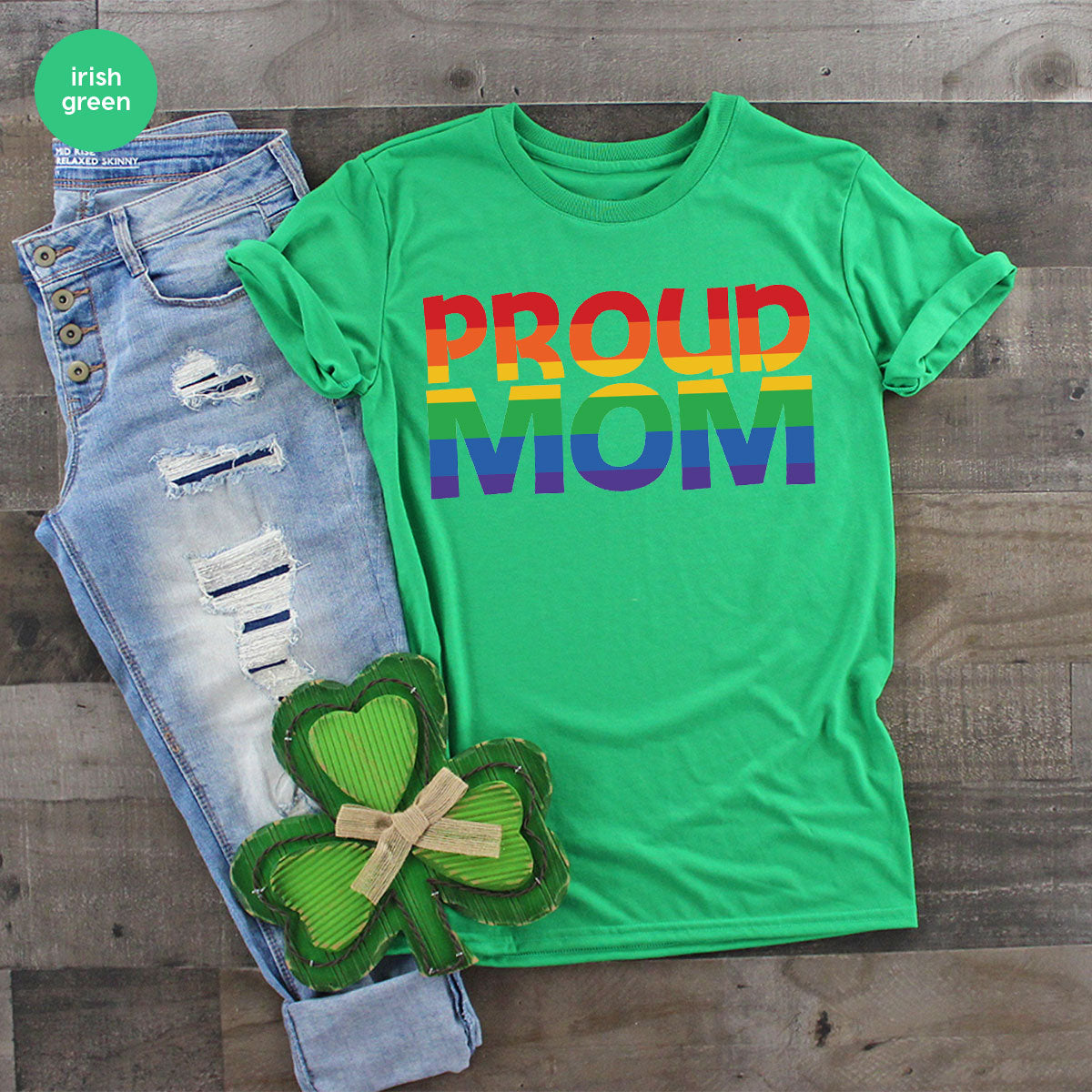 Proud Mom Shirt, LGBT T-Shirt, Tee product image 39