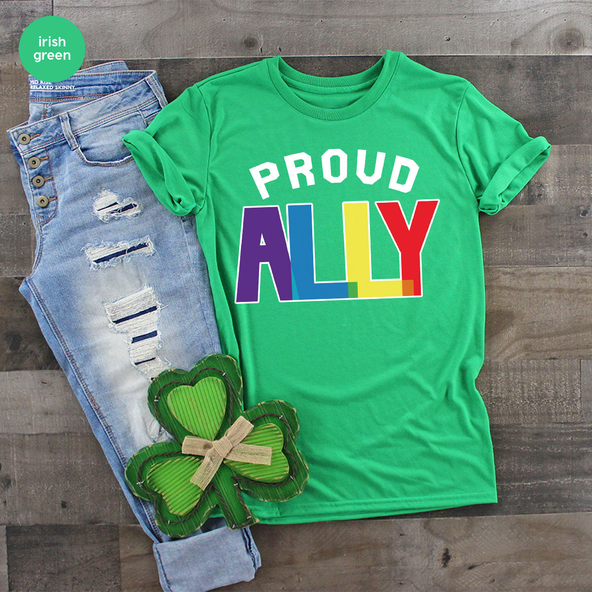 Proud Ally Shirt, LGBT T-Shirt, Tee product image 39