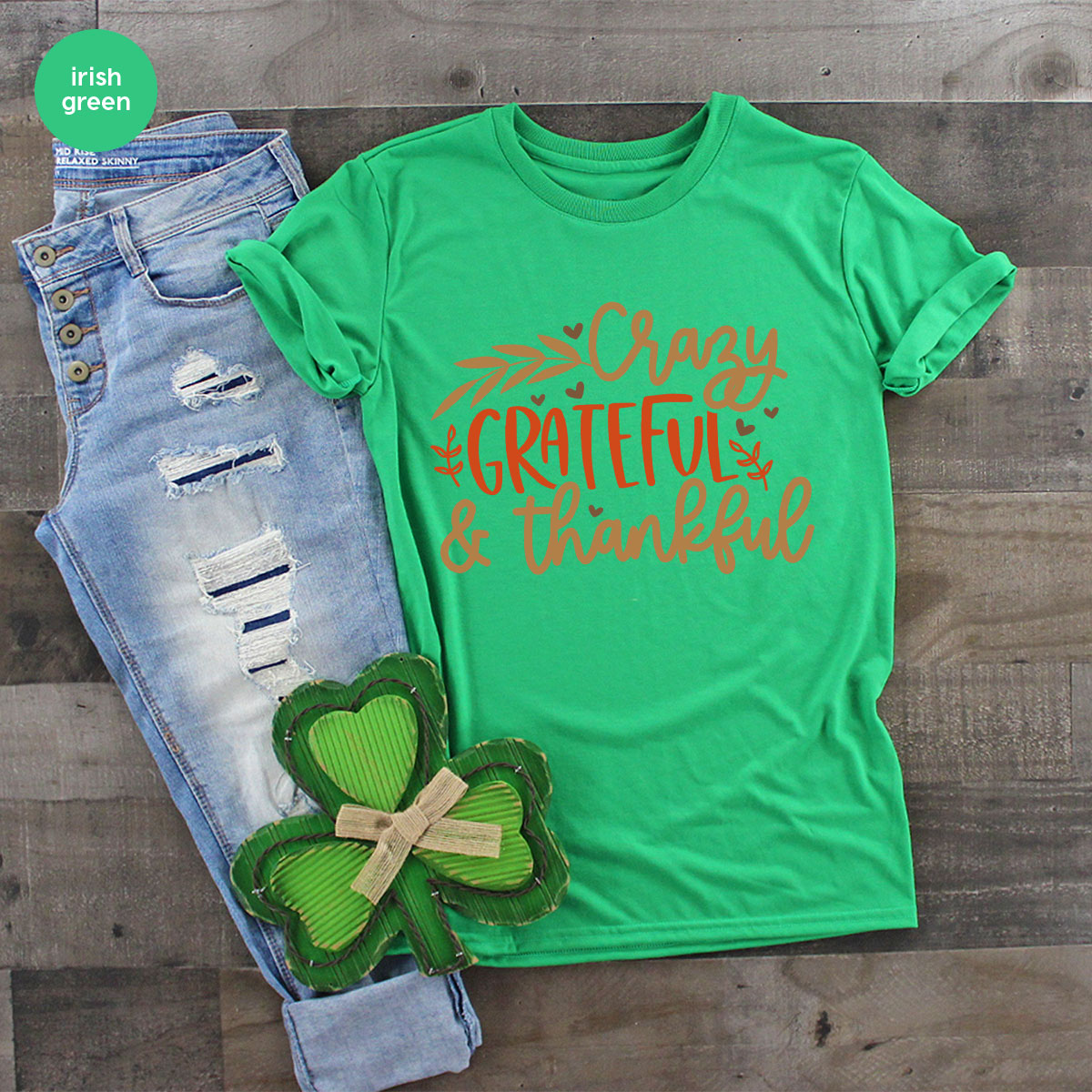 Funny Fall T Shirt, Gift for Her, Crazy Grateful Thankful product image 48