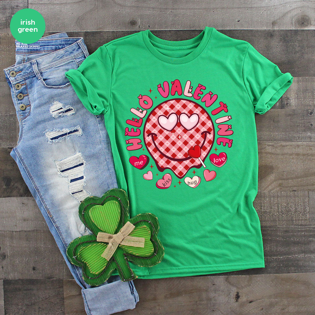 Hello Valentine Shirt, Valentine's Day Love Gift for My product image 22