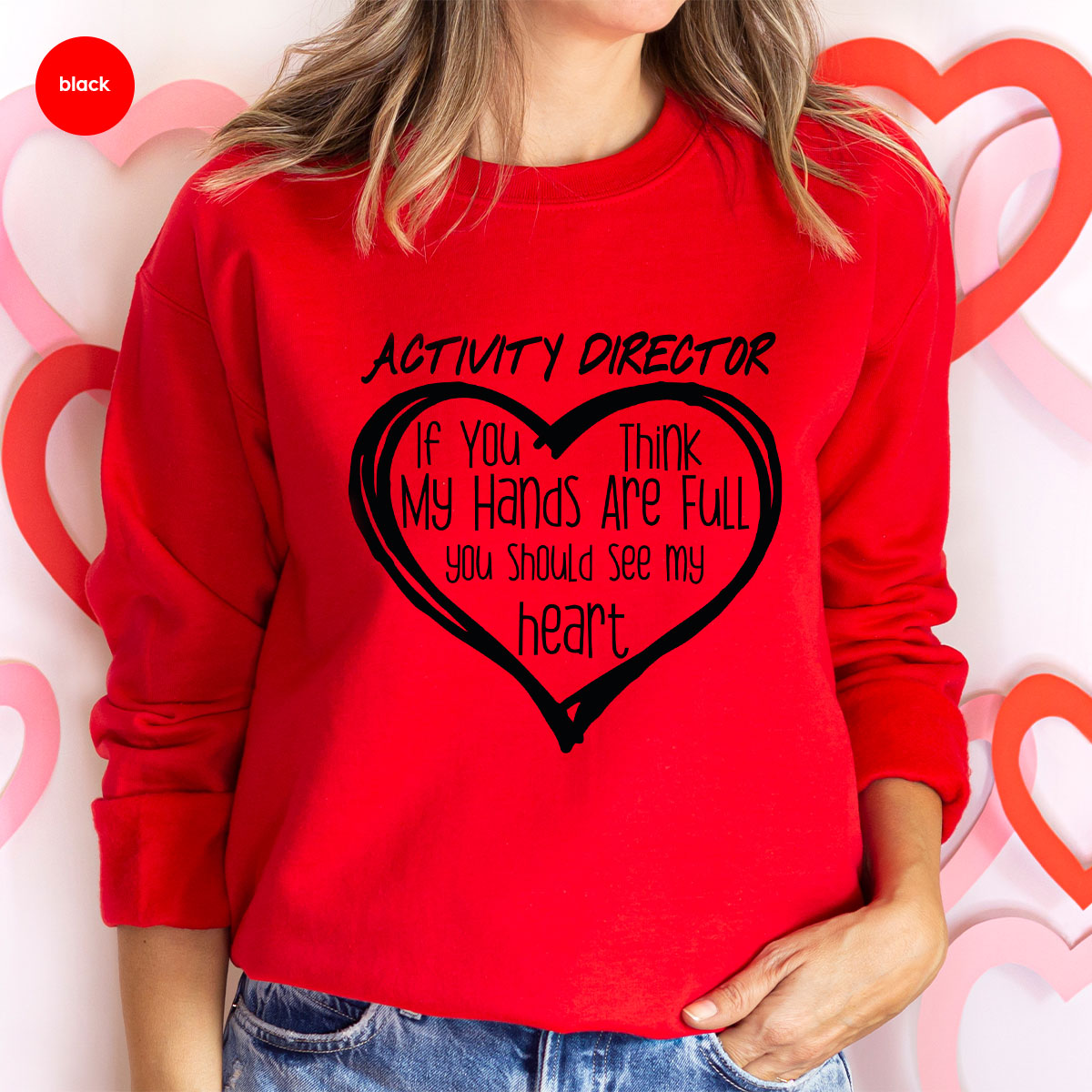 Activity Director Shirt, Love Heart Gift For Couples product image 39