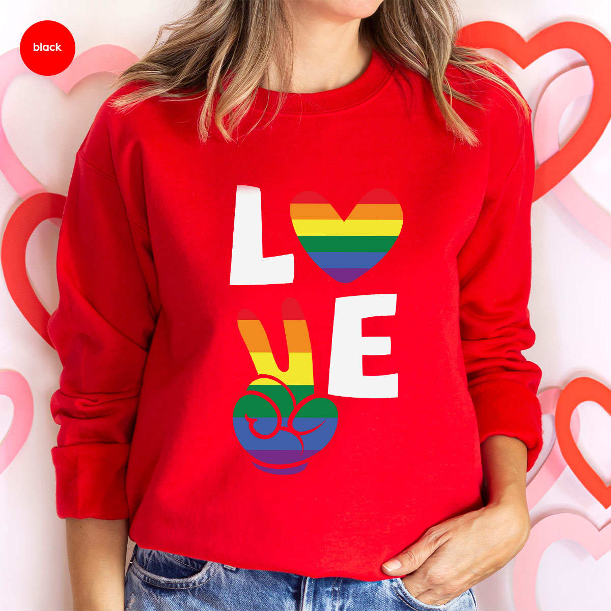 LGBT Love Shirt, Rainbow Glory T-Shirt, Pride Tee product image 52