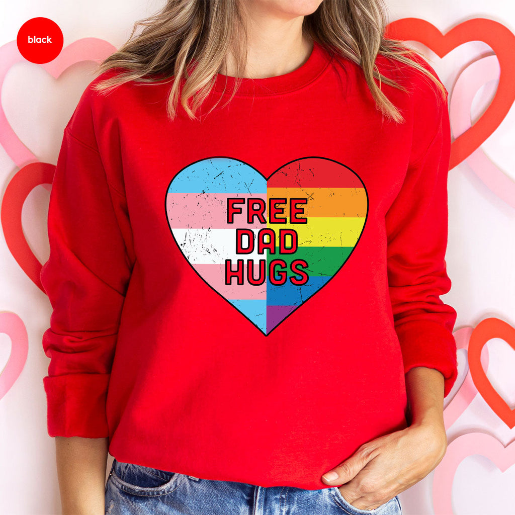 Free Dad Hugs Shirt, LGBT Pride T-Shirt product image 52