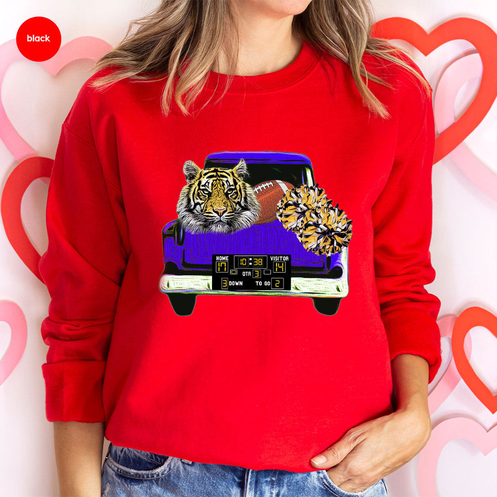 Football Truck Shirt, Tiger Graphic Tees, Mom TShirt, Gifts product image 68