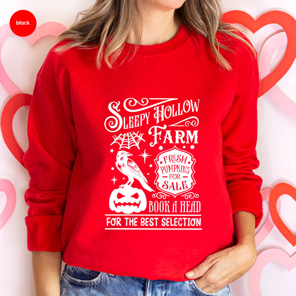 Halloween Sweatshirt, Farmer Outfit, Pumpkin Shirt, Spooky product image 111