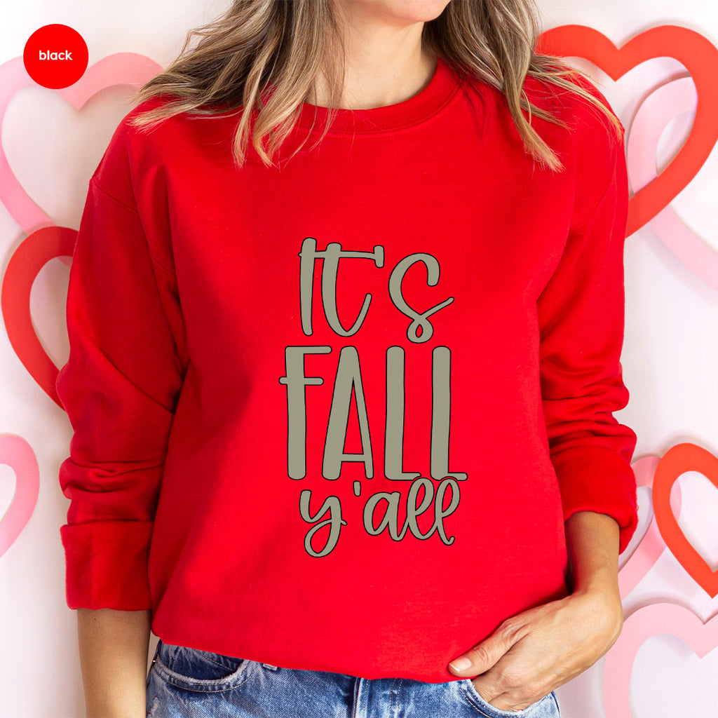 Fall Crewneck Sweatshirt, Its Yall T-Shirt, Gifts, for Her product image 113
