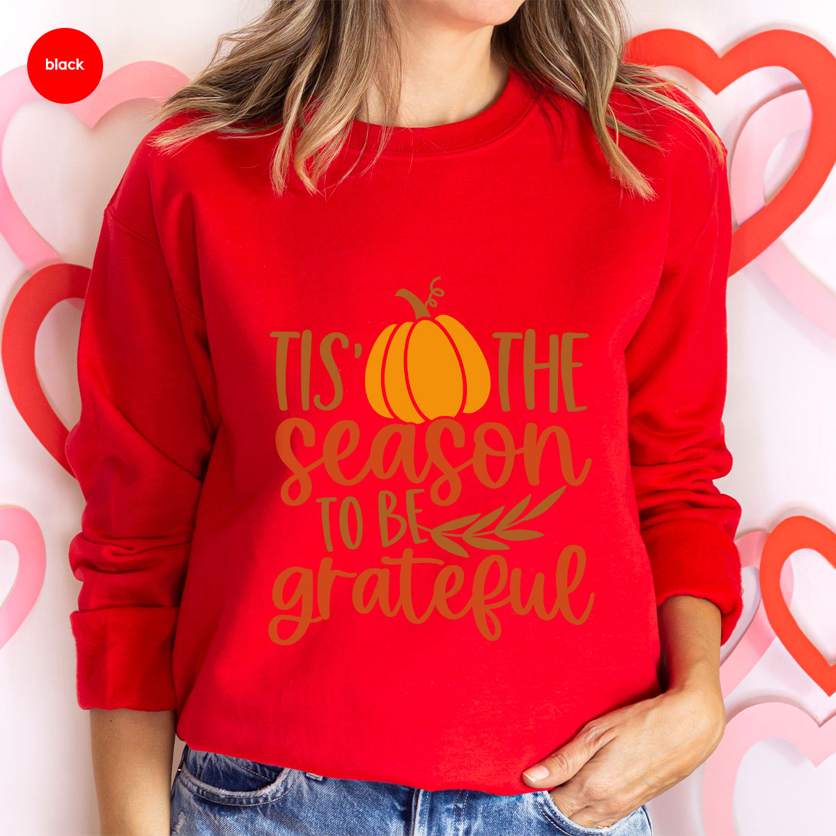 Fall T-Shirt, Autumn Crewneck Sweatshirt, Thanksgiving product image 113