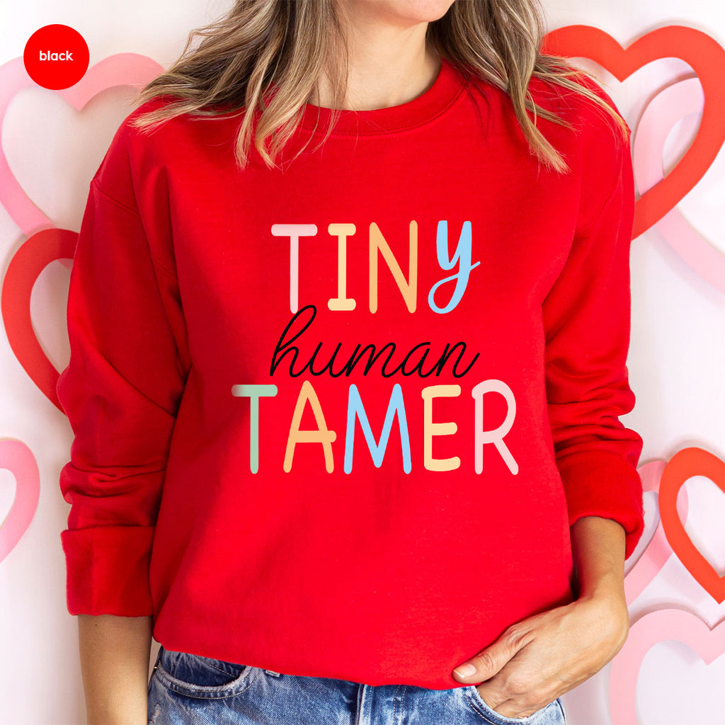 Teacher Shirt, Tiny Human Tamer, Kindergarten Preschool product image 130