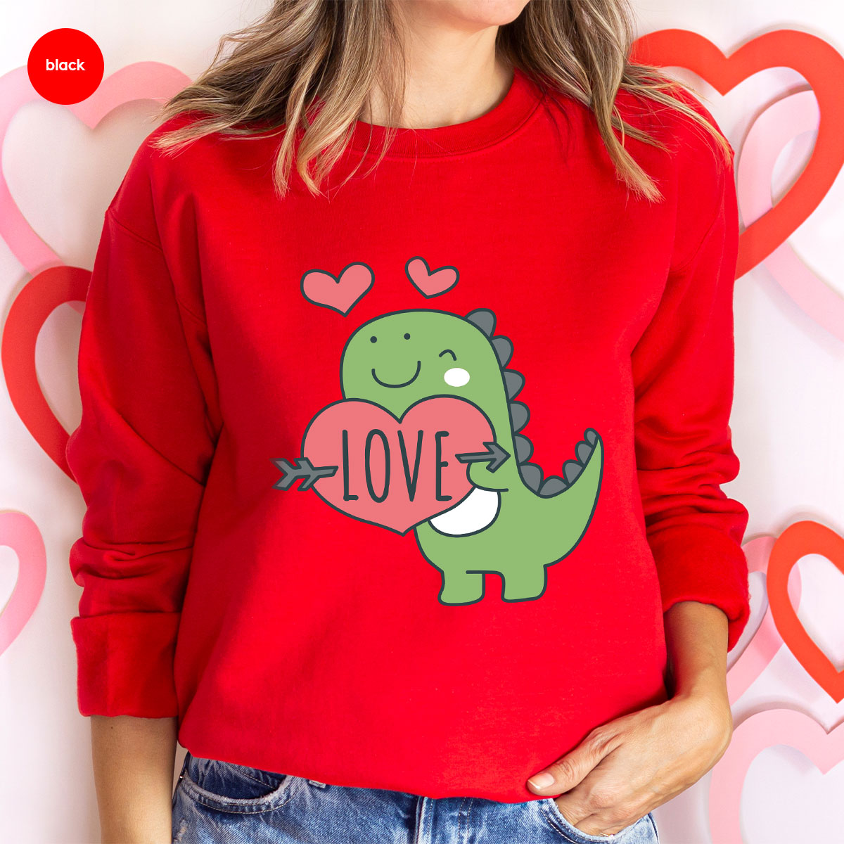 Love Shirt, Lovely Dinosaur Valentine's Day Special For product image 39