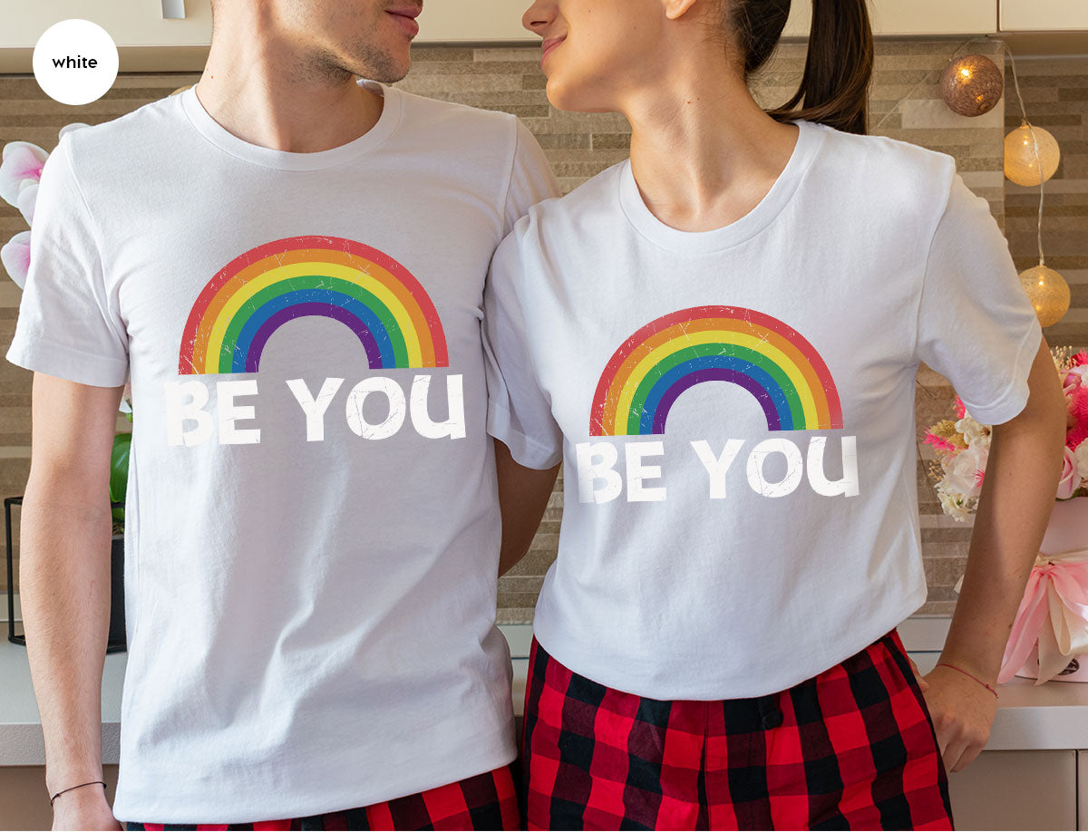 Rainbow T-Shirt, Be You Shirt, LGBT Pride product image 47
