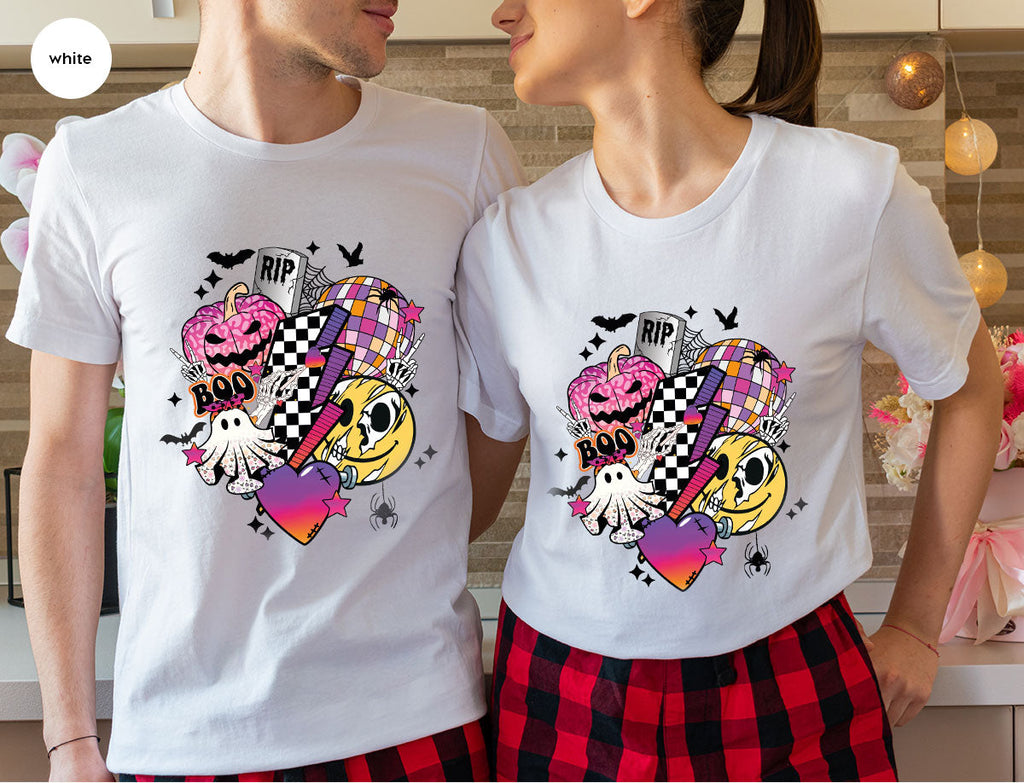 Halloween Shirt, Gifts, Spooky Season Pumpkin Graphic Tees product image 99
