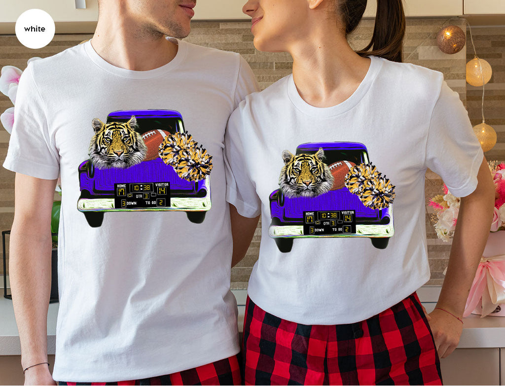Football Truck Shirt, Tiger Graphic Tees, Mom TShirt, Gifts product image 69