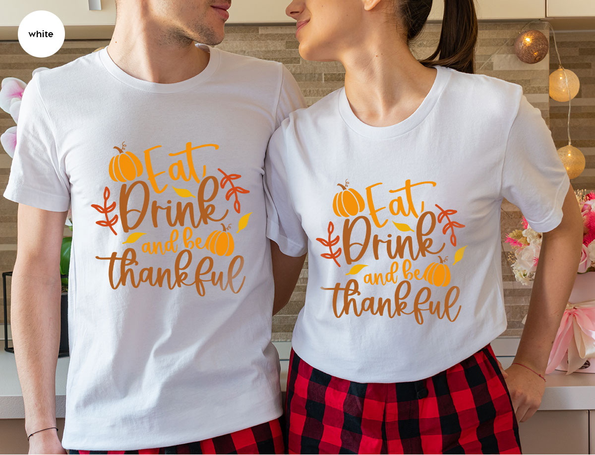 Cute Pumpkin T-Shirt, Fall Graphic Tees, Thankful Gifts product image 75