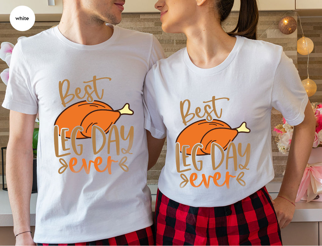 Funny Thanksgiving Shirts, Turkey Graphic Tees, Fall product image 51