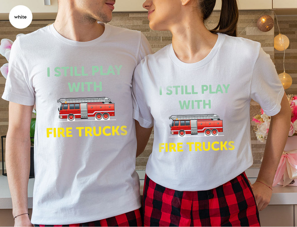 Fire Truck Shirt, Funny Fighter T-Shirt, Fireman Tee product image 56