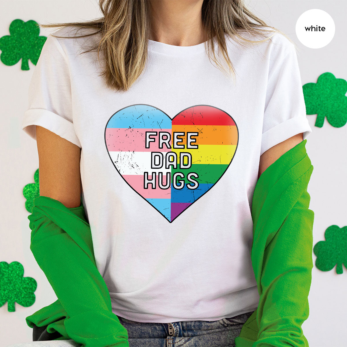 Free Dad Hugs Shirt, LGBT Pride T-Shirt product image 54