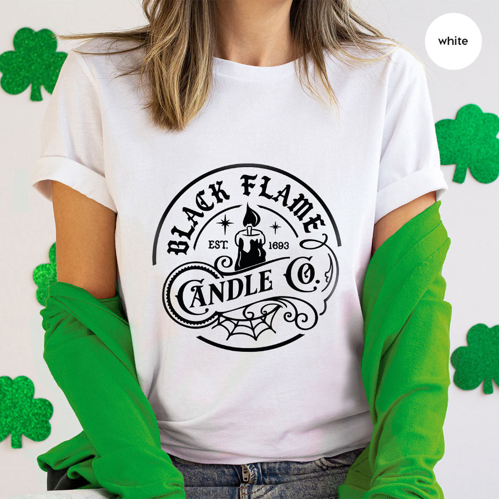 Black Flame Candle Shirt, Halloween Gifts, Hocus Pocus product image 77