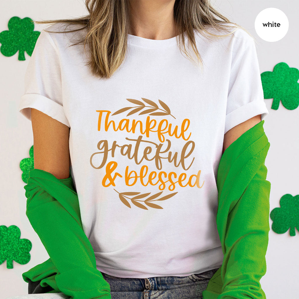 Fall Tshirt, Autumn Clothing, Gift for Her, Happy product image 29