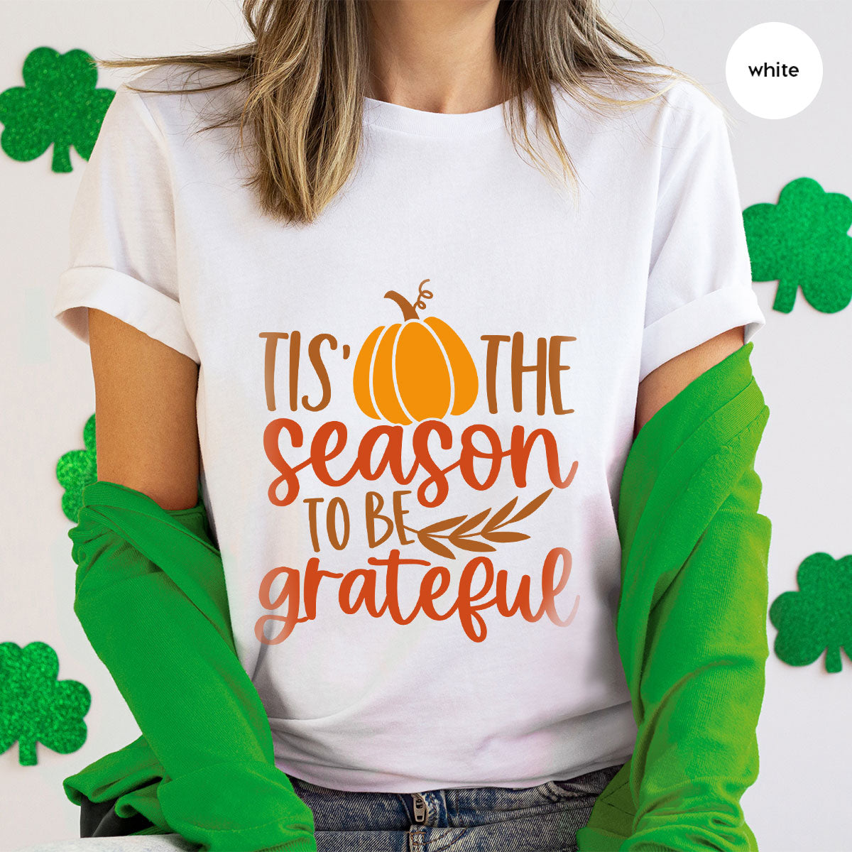 Fall T-Shirt, Autumn Crewneck Sweatshirt, Thanksgiving product image 115