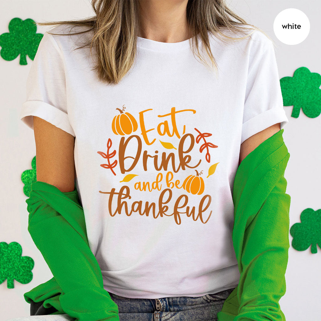 Cute Pumpkin T-Shirt, Fall Graphic Tees, Thankful Gifts product image 76