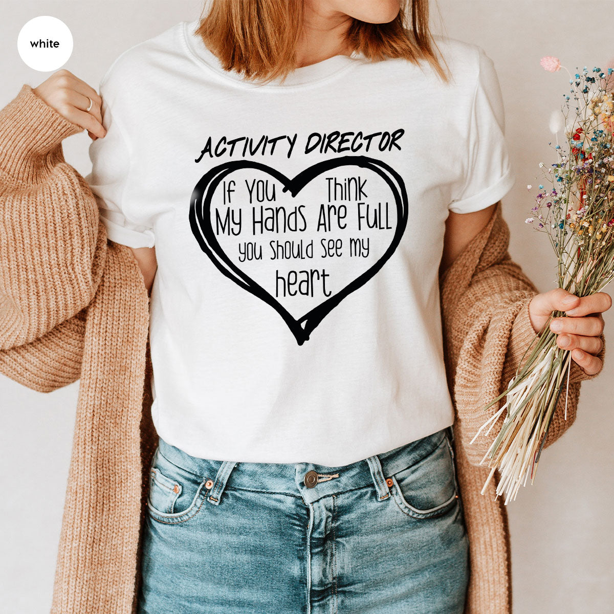 Activity Director Shirt, Love Heart Gift For Couples product image 41