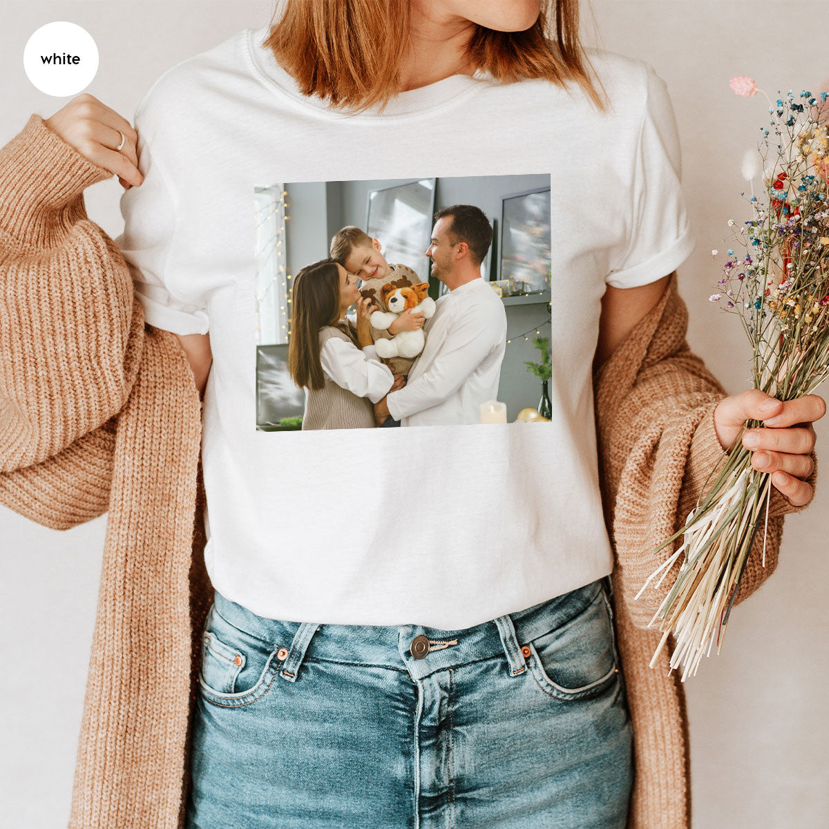 Custom Family T-Shirt, Customizable Photo Shirt, Baby Tee, product image 45